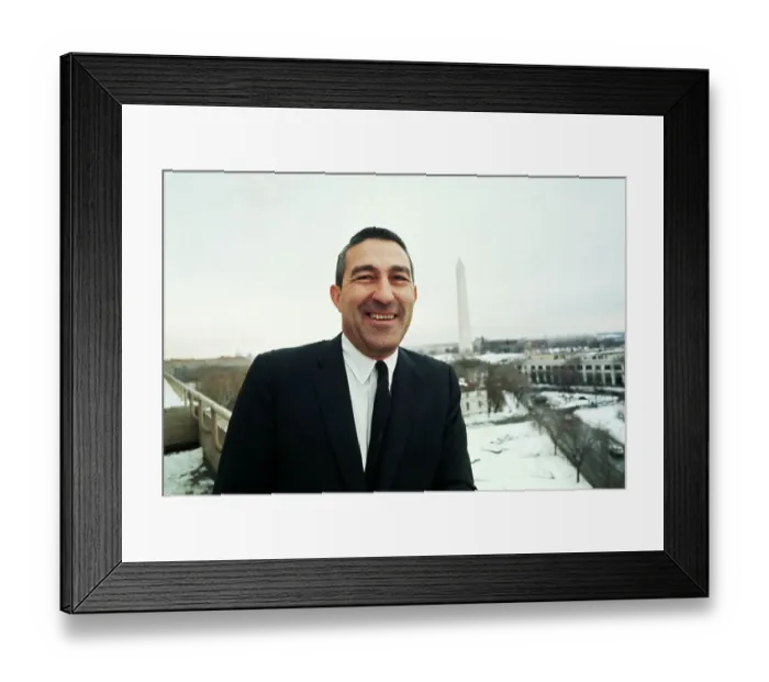 Framed Print : Portrait of Stewart L. Udall Framed Print : Portrait of Stewart L. Udall