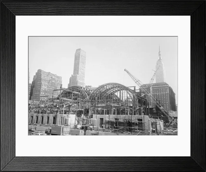 Framed Print : Demolition of Old Penn Station Framed Print : Demolition of Old Penn Station