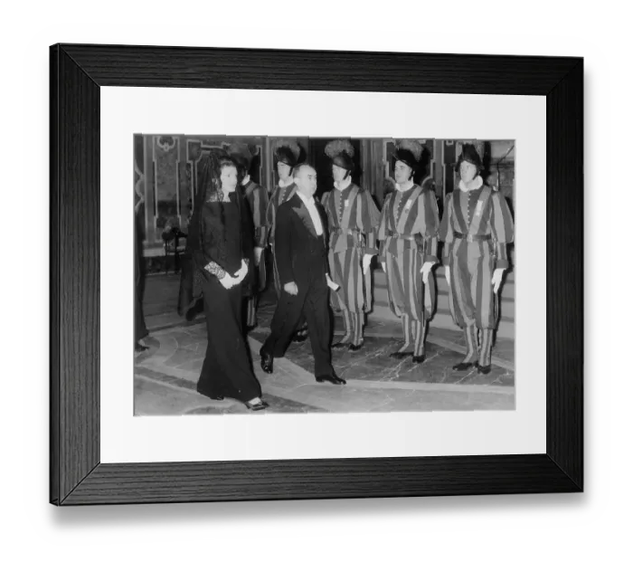 Framed Print : Mrs. John Kennedy Being Escorted Framed Print : Mrs. John Kennedy Being Escorted