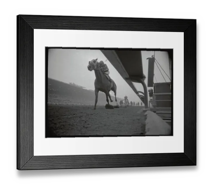 Framed Print : Willie Shoemaker Riding Across Finish Line Framed Print : Willie Shoemaker Riding Across Finish Line