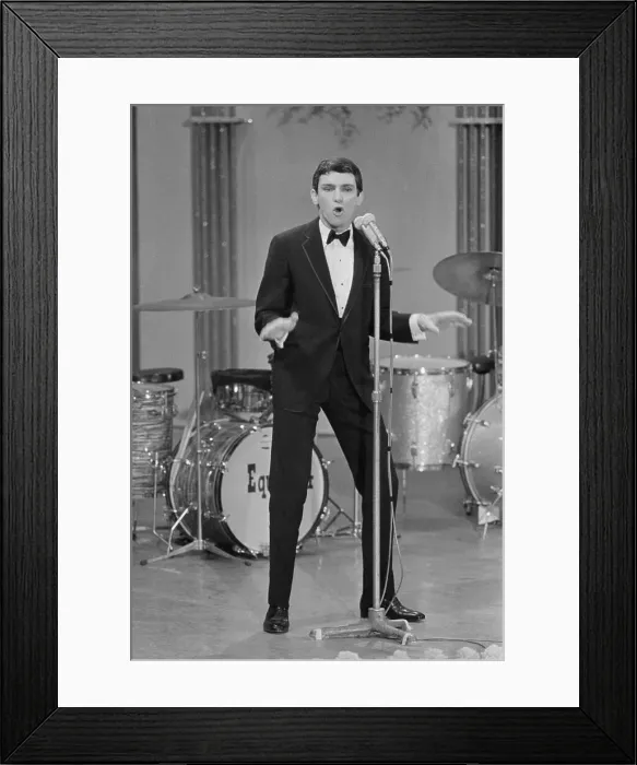 Framed Print : Singer Gene Pitney Performing Framed Print : Singer Gene Pitney Performing