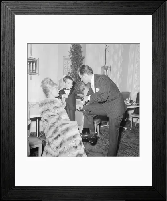 Framed Print : Bobby Darrin and Family