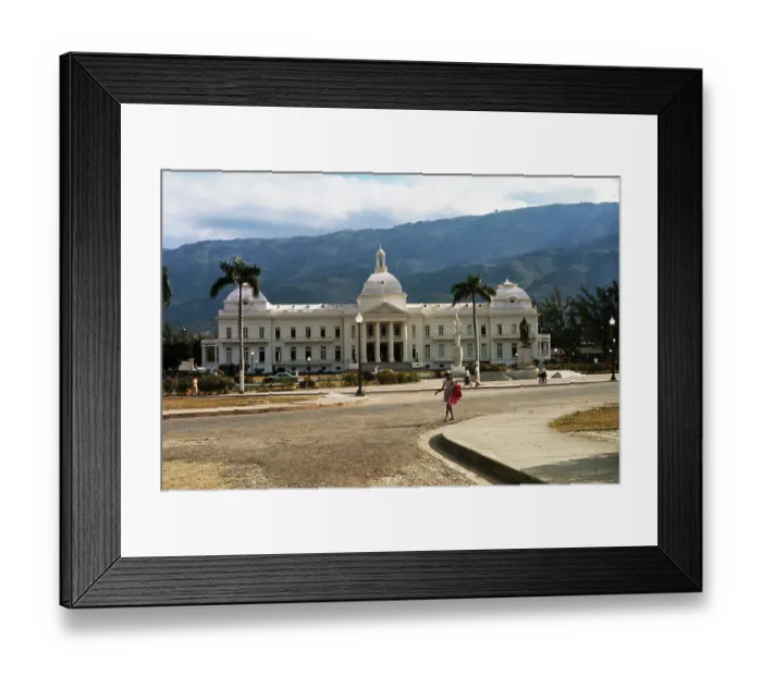 Framed Print : Exterior View of Presidential Palace of Haiti
