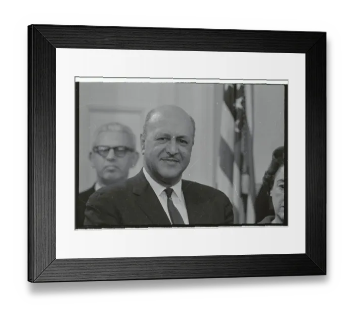 Framed Print : Portrait of Robert C. Weaver Framed Print : Portrait of Robert C. Weaver