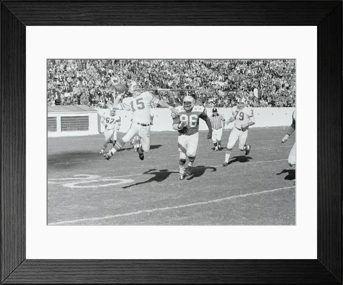 Framed Print : Jack Kemp Throwing a Pass Framed Print : Jack Kemp Throwing a Pass