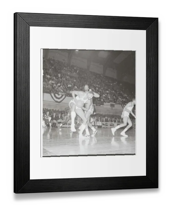 Framed Print : Wilt Chamberlain and Bill Russell Framed Print : Wilt Chamberlain and Bill Russell