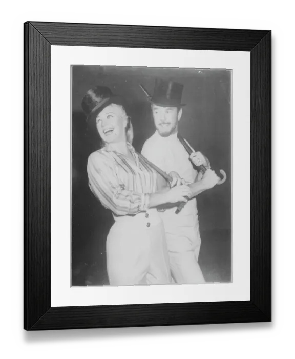 Framed Print : Ginger Rogers with Gower Champion Framed Print : Ginger Rogers with Gower Champion