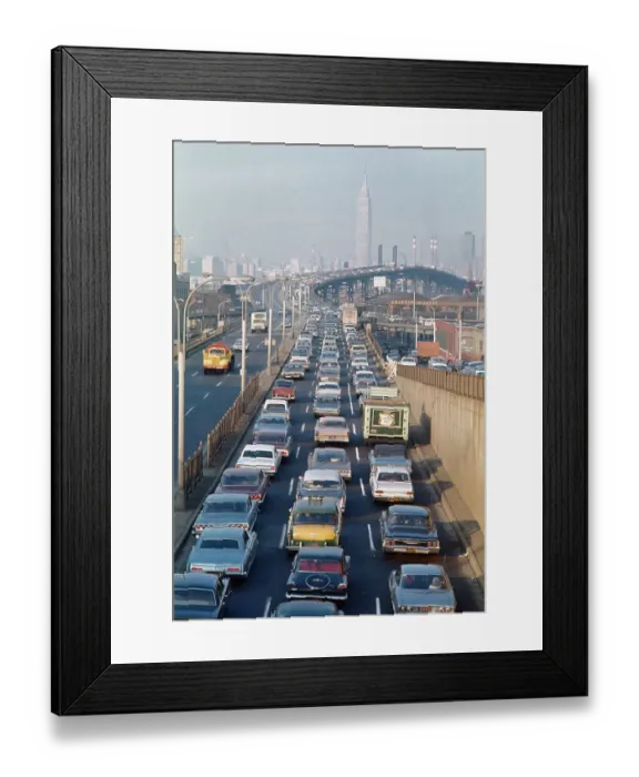 Framed Print : Traffic. (Original Caption). New York, New York Framed Print : Traffic. (Original Caption). New York, New York