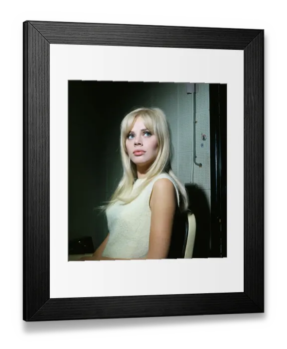 Framed Print : Swedish Actress Britt Ekland Framed Print : Swedish Actress Britt Ekland