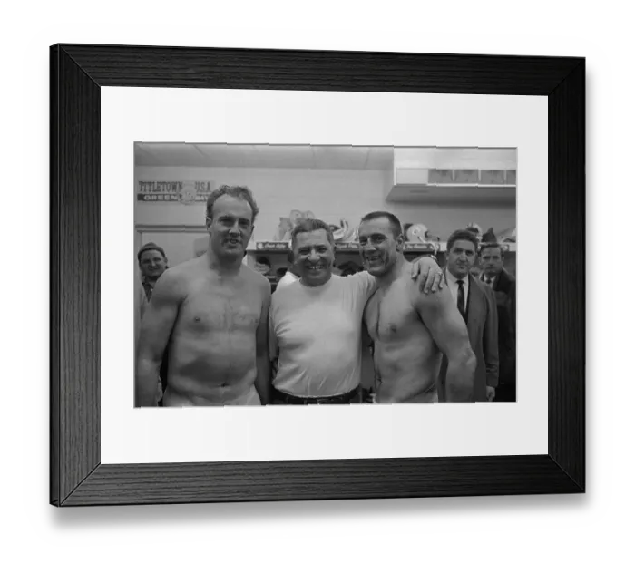 Framed Print : Green Bay Packers Smiling for Coach Lombardi Framed Print : Green Bay Packers Smiling for Coach Lombardi