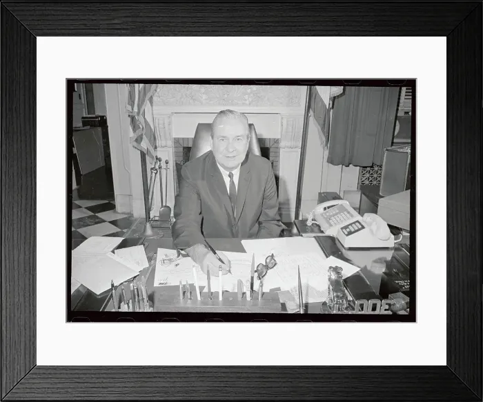 Framed Print : Portrait of James A. Rhodes Framed Print : Portrait of James A. Rhodes