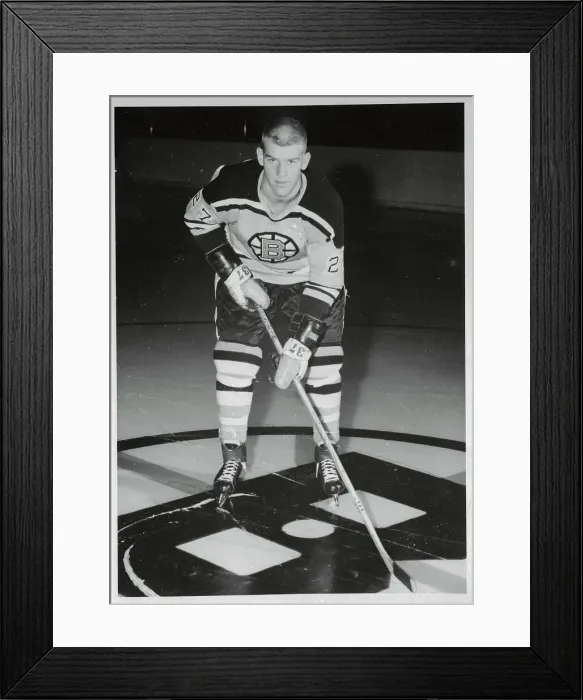 Framed Print : Bobby Orr Holding Hockey Stick in Position Framed Print : Bobby Orr Holding Hockey Stick in Position