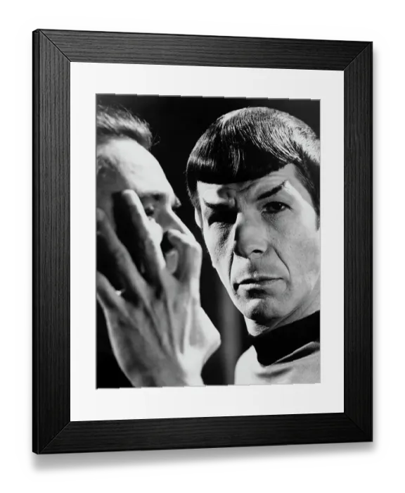 Framed Print : Leonard Nimoy in Star Trek Framed Print : Leonard Nimoy in Star Trek