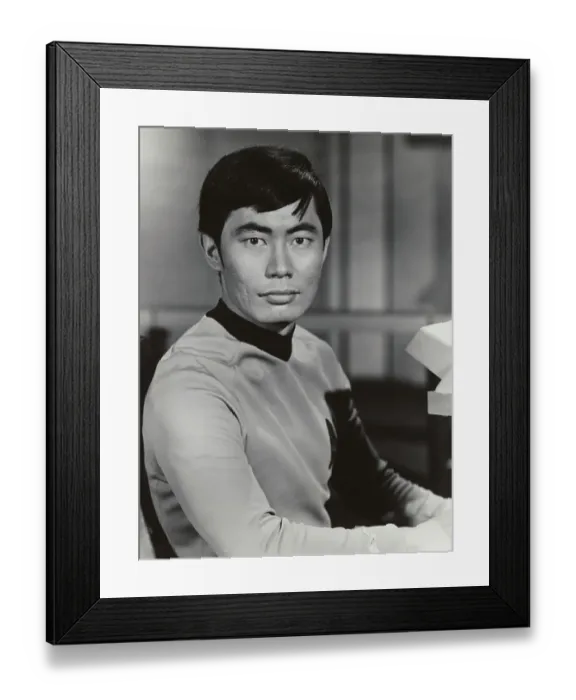 Framed Print : George Takei in Star Trek Framed Print : George Takei in Star Trek