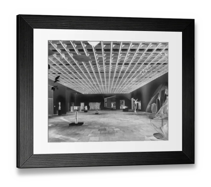 Framed Print : View of Predominate Ceiling in Whitney Museum Framed Print : View of Predominate Ceiling in Whitney Museum