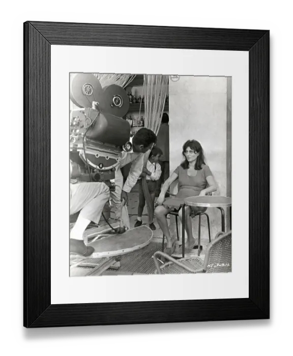 Framed Print : Camera Films Anna Magnani Outside Framed Print : Camera Films Anna Magnani Outside