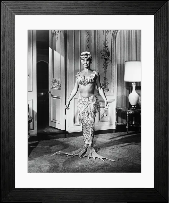 Framed Print : Doris Day in Mermaid Suit Framed Print : Doris Day in Mermaid Suit