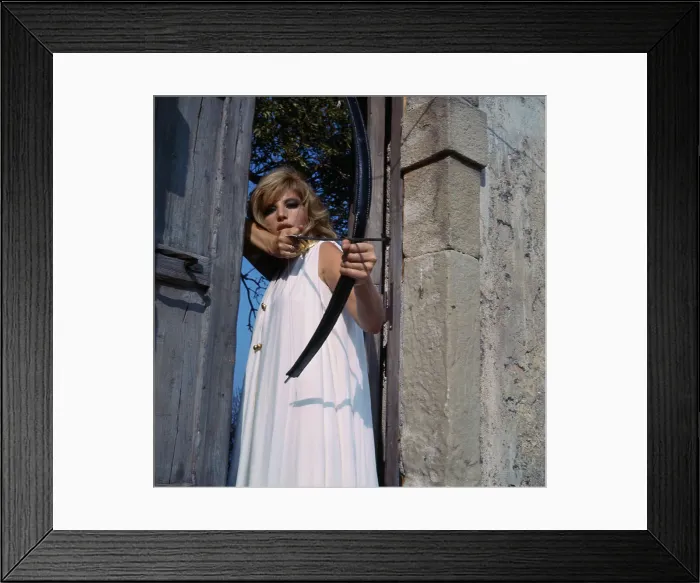 Framed Print : Monica Vitti in Still from Modesty Blaise Framed Print : Monica Vitti in Still from Modesty Blaise