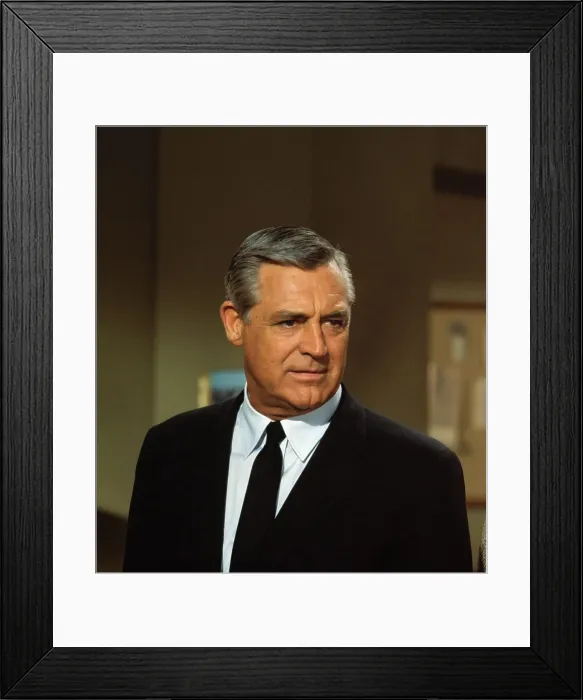 Framed Print : Cary Grant In Serious Mood Framed Print : Cary Grant In Serious Mood