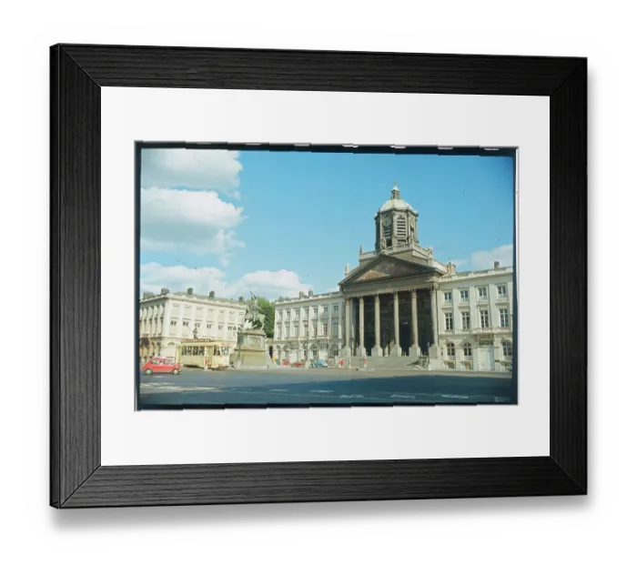 Framed Print : Church St Jean Sur Coudenberg with Statue of Godefroi De Bouillon Framed Print : Church St Jean Sur Coudenberg with Statue of Godefroi De Bouillon