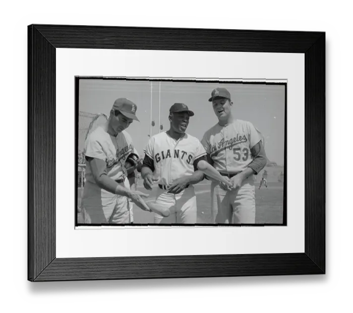 Framed Print : Baseball Players Discussing Baseball Bats Framed Print : Baseball Players Discussing Baseball Bats