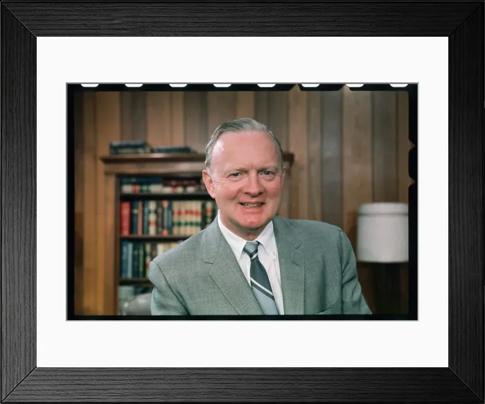 Framed Print : Portrait of Harry Flood Byrd Jr Framed Print : Portrait of Harry Flood Byrd Jr