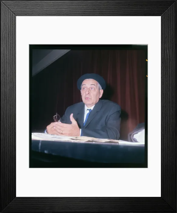 Framed Print : Portrait of Marcel Barbu Framed Print : Portrait of Marcel Barbu