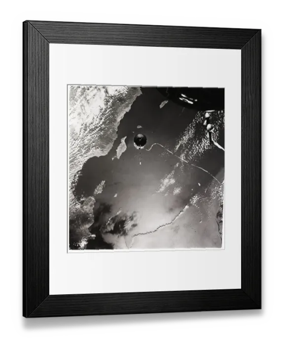 Framed Print : Segment of Gemini XI Above Earth Framed Print : Segment of Gemini XI Above Earth