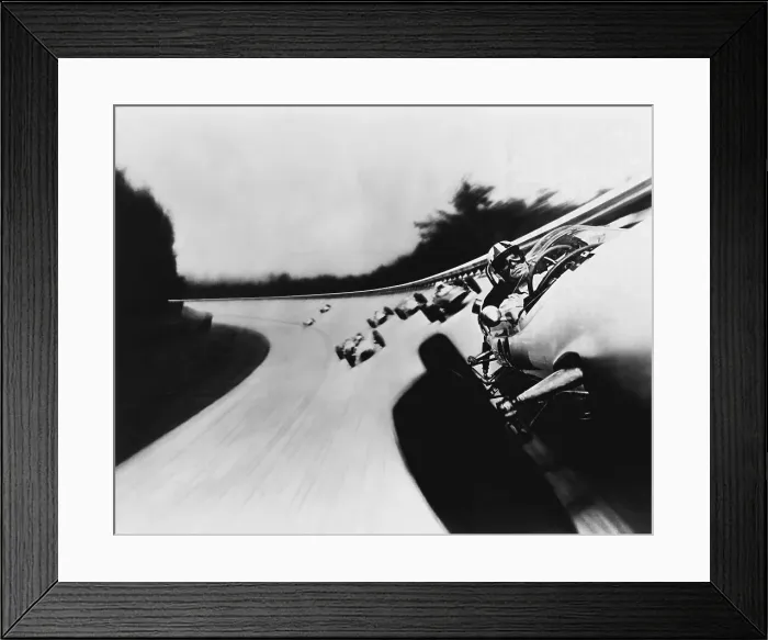 Framed Print : Formula One Race in Grand Prix Framed Print : Formula One Race in Grand Prix