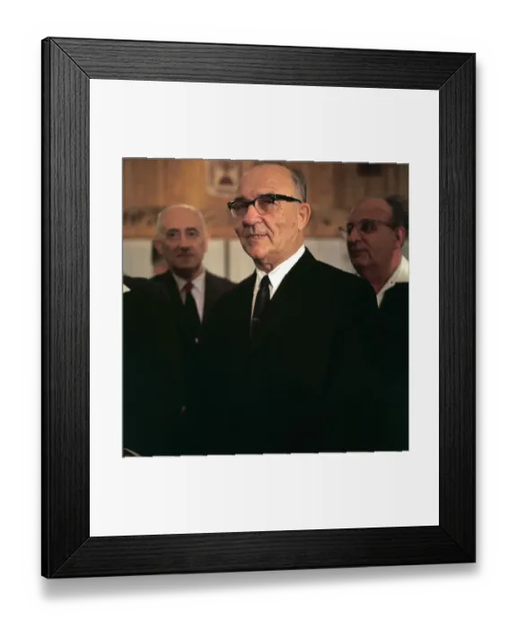 Framed Print : Israeli Prime Minister Levi Eshkol Framed Print : Israeli Prime Minister Levi Eshkol