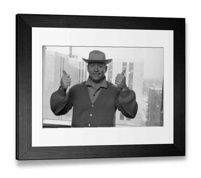 Framed Print : Mickey Mantle Wearing Dress Hat Framed Print : Mickey Mantle Wearing Dress Hat