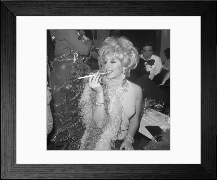 Framed Print : Barbra Streisand Wearing a Wig Framed Print : Barbra Streisand Wearing a Wig