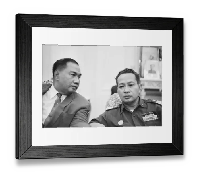 Framed Print : Indonesian 5Th Deputy Premier Suharto Framed Print : Indonesian 5Th Deputy Premier Suharto