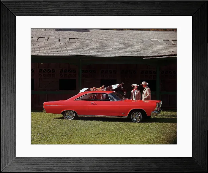 Framed Print : 1966 Ford Fairlane 500 Two Door Hardtop Framed Print : 1966 Ford Fairlane 500 Two Door Hardtop