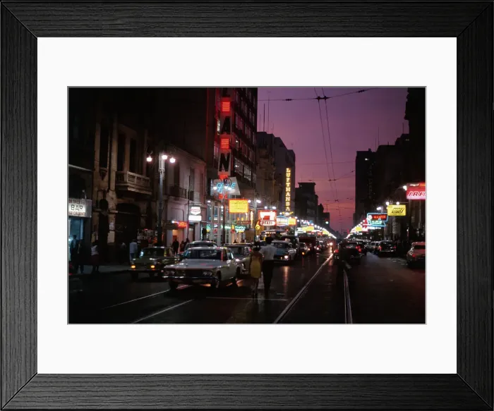 Framed Print : Night Time in Lima Framed Print : Night Time in Lima