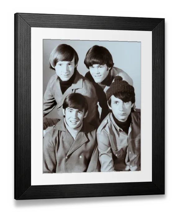 Framed Print : Portrait of The Monkees Framed Print : Portrait of The Monkees