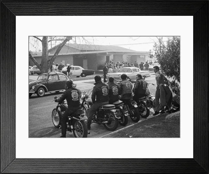 Framed Print : Roaming Saints Motorcycle Gang Framed Print : Roaming Saints Motorcycle Gang