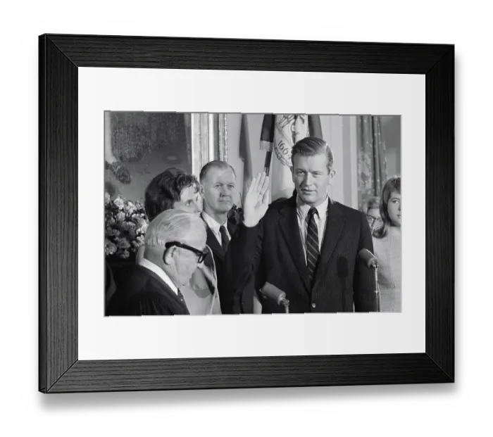 Framed Print : William C. Hecht, Jr. Swearing in John Vliet Lindsay Framed Print : William C. Hecht, Jr. Swearing in John Vliet Lindsay