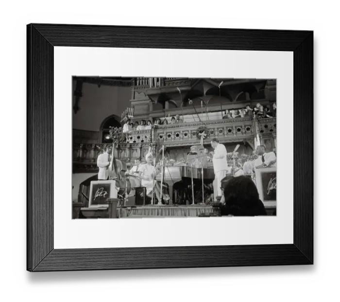 Framed Print : Lena Horne and Duke Ellington Performing Sacred Jazz Compositions on Stage Framed Print : Lena Horne and Duke Ellington Performing Sacred Jazz Compositions on Stage