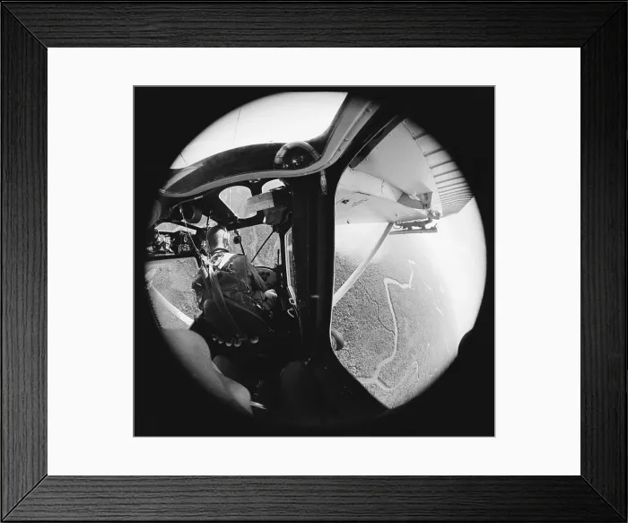 Framed Print : Surveillance Airplane Above Vietnam Delta