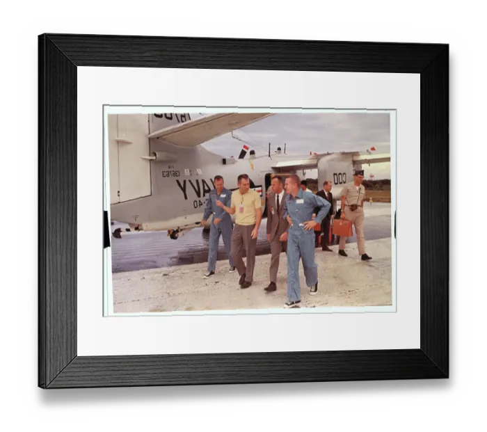 Framed Print : Astronauts of Gemini 7 Mission Framed Print : Astronauts of Gemini 7 Mission