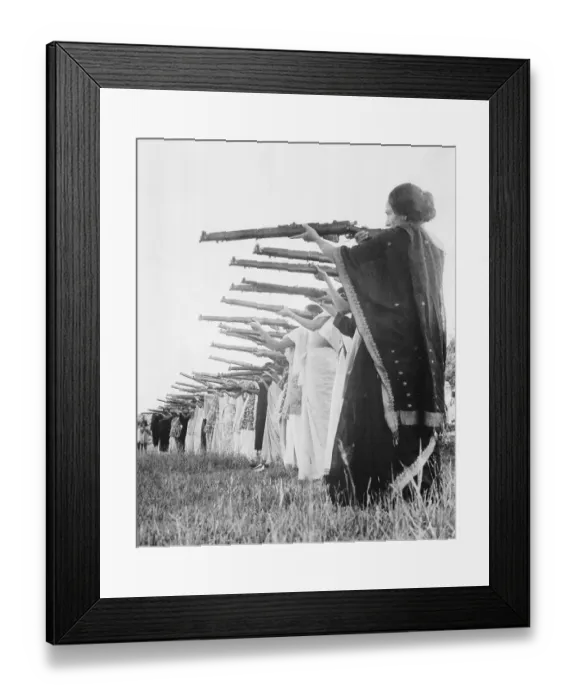 Framed Print : Women of Pakistan During Rifle Practice Framed Print : Women of Pakistan During Rifle Practice