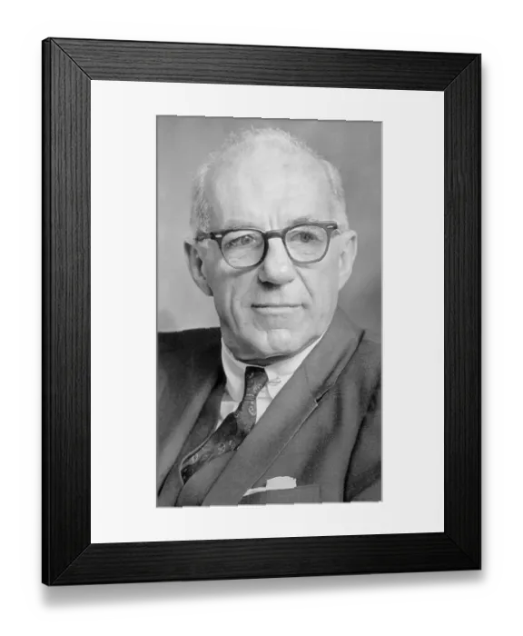 Framed Print : Portrait of Dr. Benjamin Spock Framed Print : Portrait of Dr. Benjamin Spock