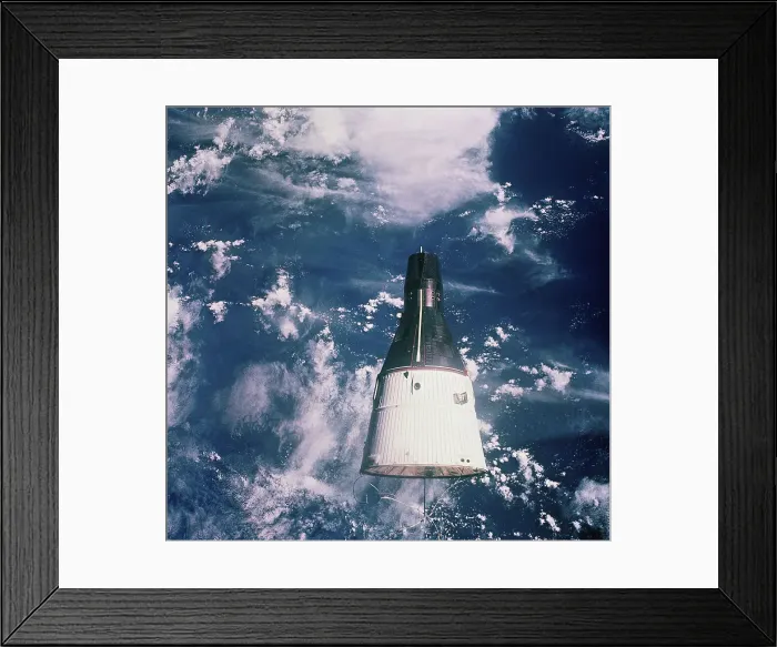 Framed Print : Gemini 7 in Orbit Framed Print : Gemini 7 in Orbit