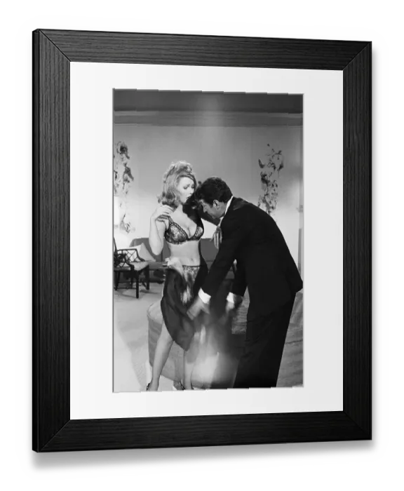 Framed Print : Dean Martin Searching Stella Stevens