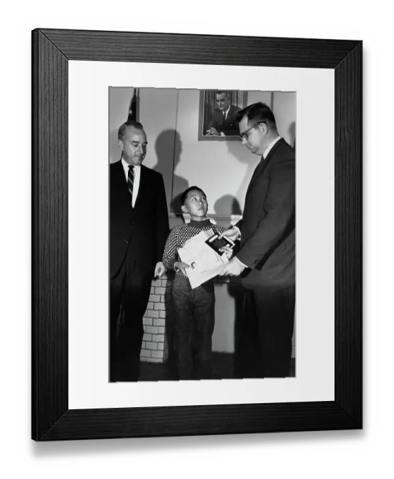 Framed Print : Getting Visa Under New Law