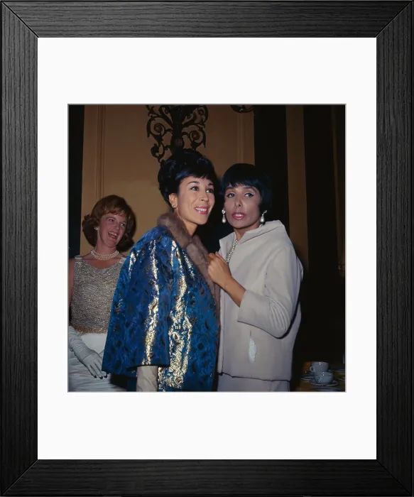 Framed Print : Lena Horne and Mrs. Harry Belafonte Framed Print : Lena Horne and Mrs. Harry Belafonte
