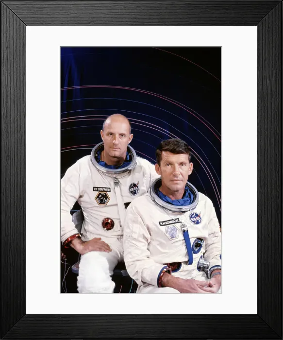 Framed Print : Thomas P. Stafford and Walter M. Schirra, Jr Framed Print : Thomas P. Stafford and Walter M. Schirra, Jr