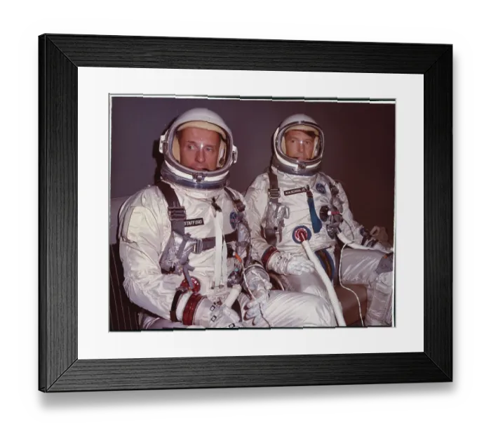 Framed Print : Walter Schirra and Tom Stafford