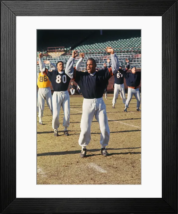 Framed Print : Gale Sayers Training
